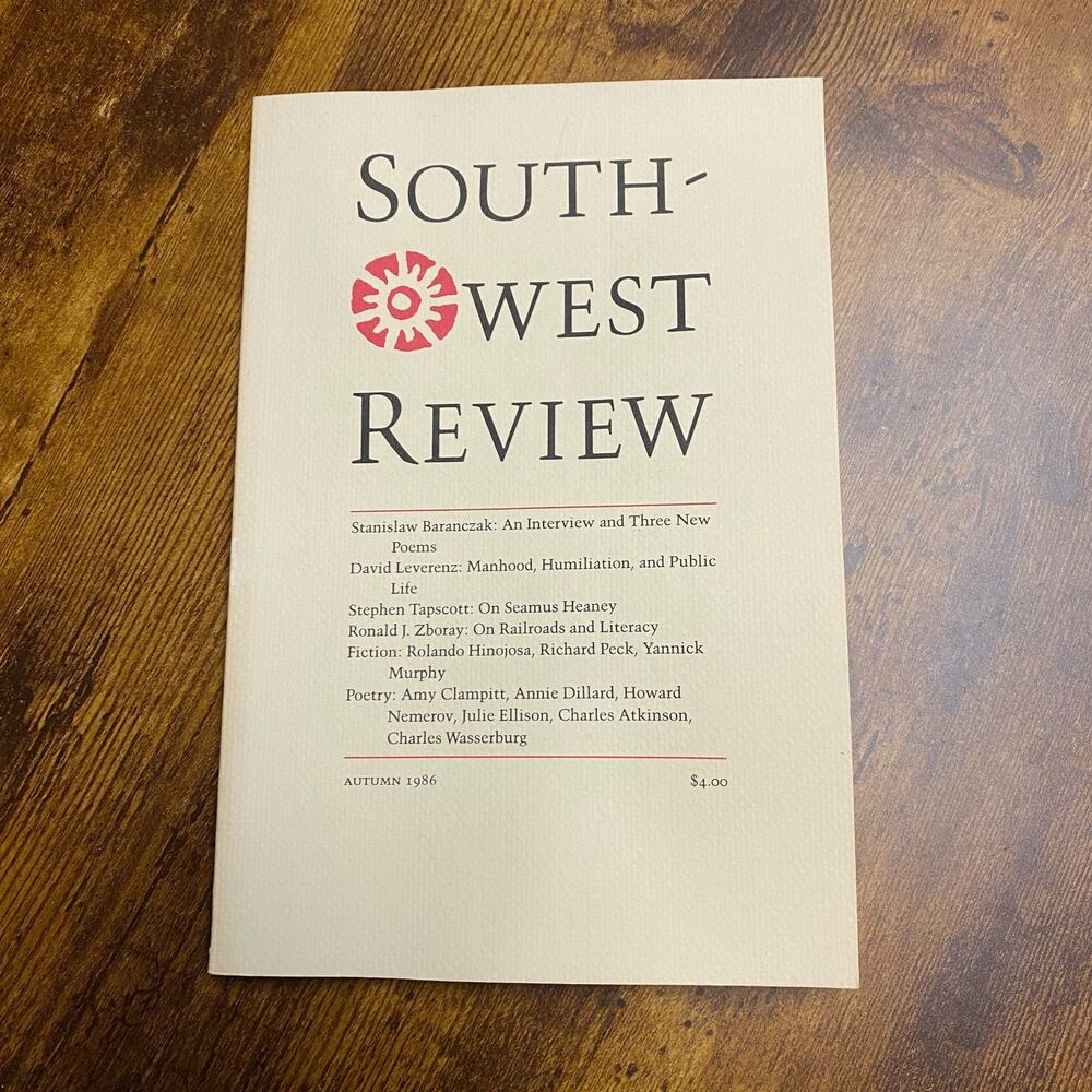 southwest review autumn 1986